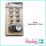 BUTTON - RIVET&EYELET(TOOLS)-METAL-15MM